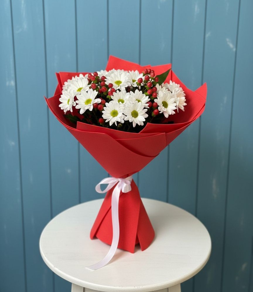 Букет цветов из: Хризантемы в Светлом Калининградской области