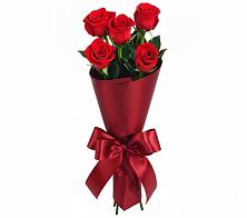 Букет 5 Красных роз Эдлесс Лав в Светлом Калининградской области