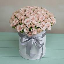 Цветочная композиция из Розы в шляпной коробке в Светлом Калининградской области