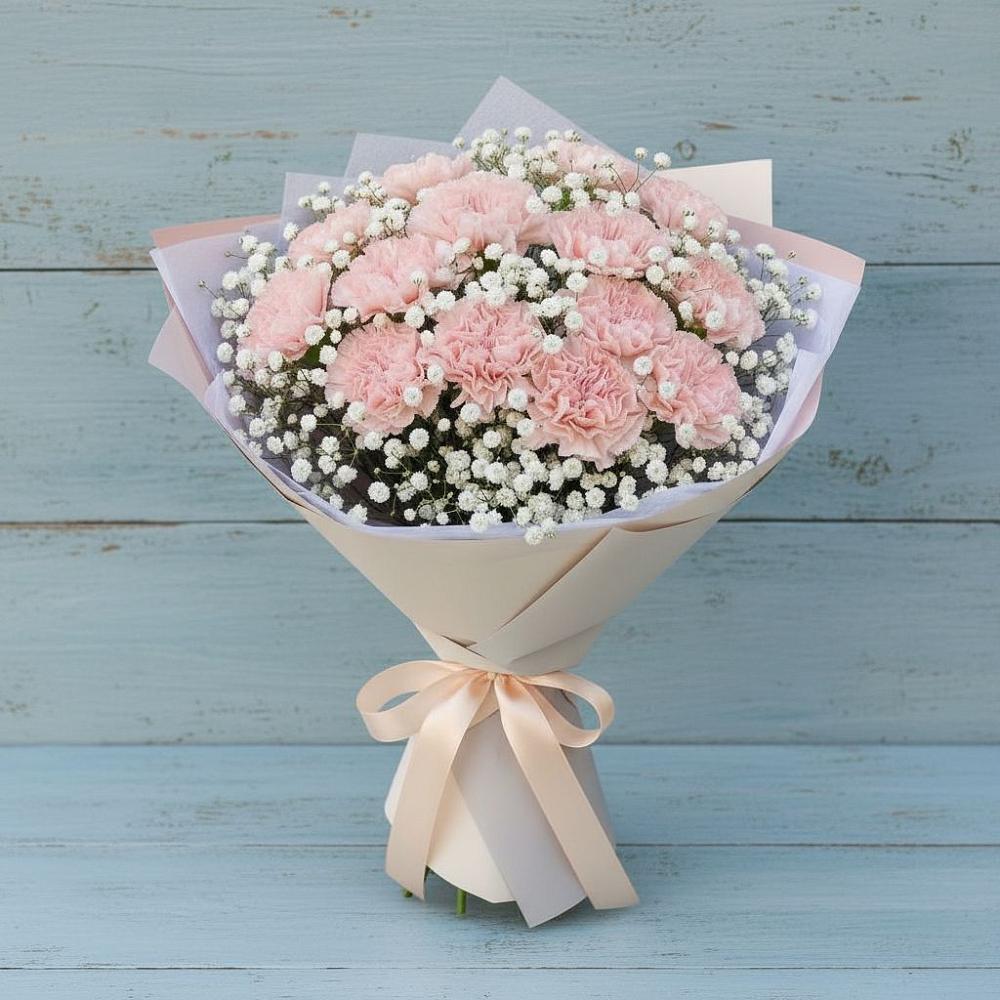 Букет цветов из: Гвоздики в Светлом Калининградской области