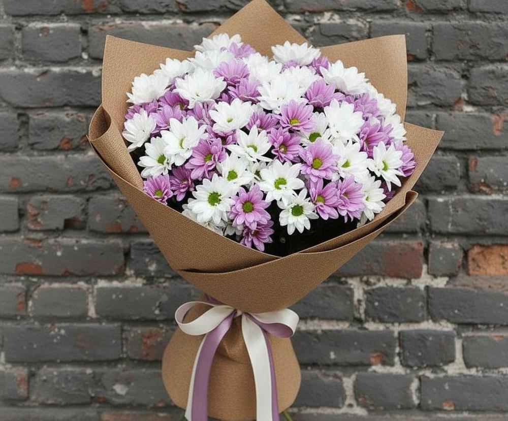 Букет цветов из: Хризантемы в Светлом Калининградской области