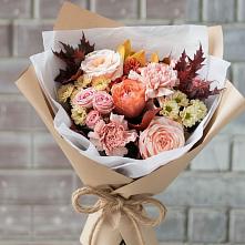 Букет цветов из:  Гвоздики, Хризантемы и Розы в Светлом Калининградской области