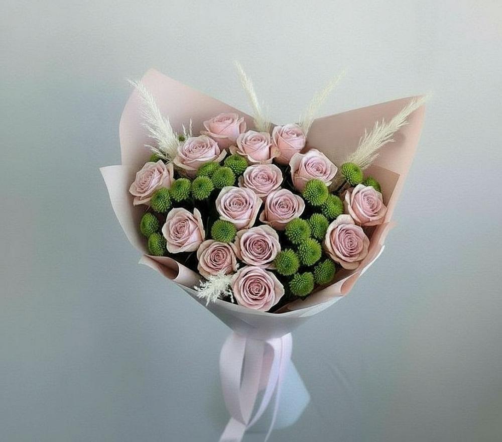 Букет цветов из: Розы и Хризантемы в Светлом Калининградской области