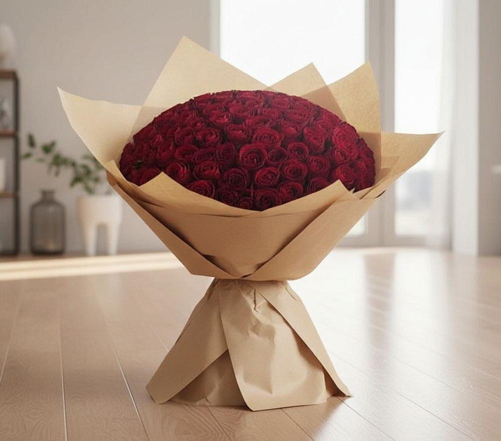 Букет 101 Красная роза в Светлом Калининградской области