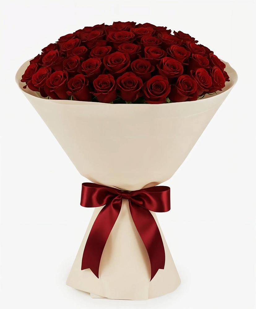 Букет 101 Бордовая роза Блэк Бакарра в Светлом Калининградской области