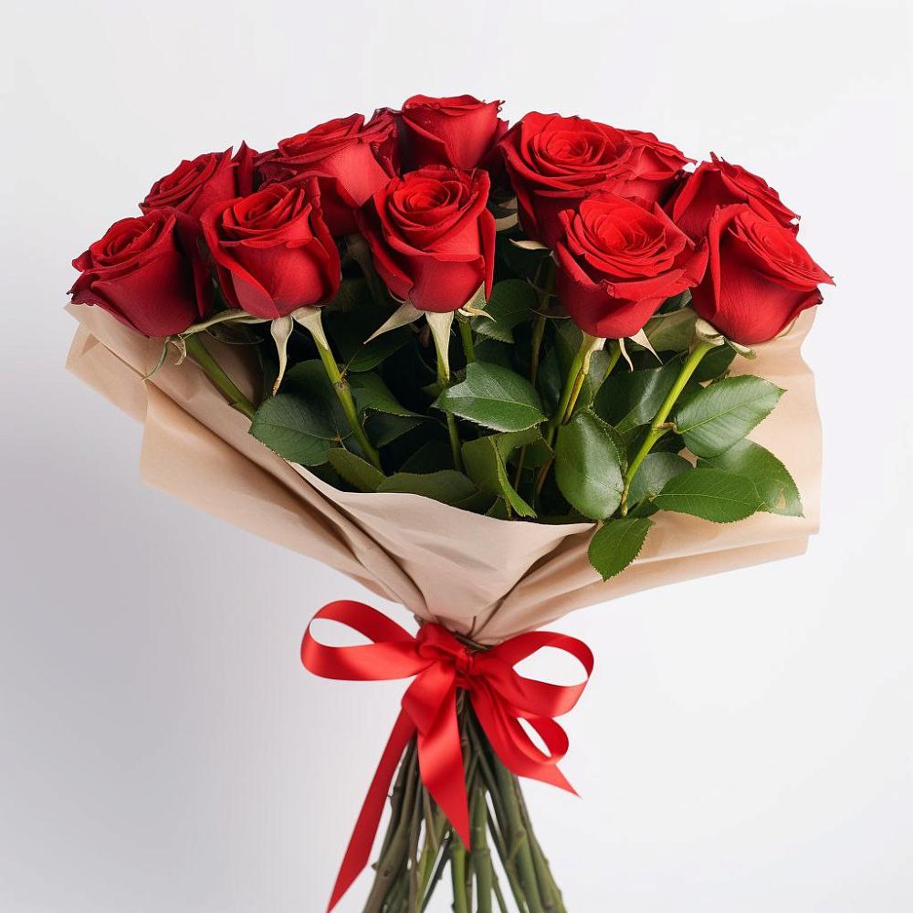 Букет 11 Красных роз Эдлесс Лав в Светлом Калининградской области
