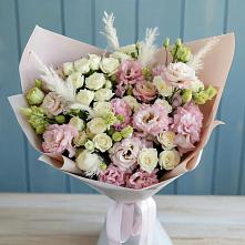 Букет цветов из:  Альстромерии и Розы в Светлом Калининградской области