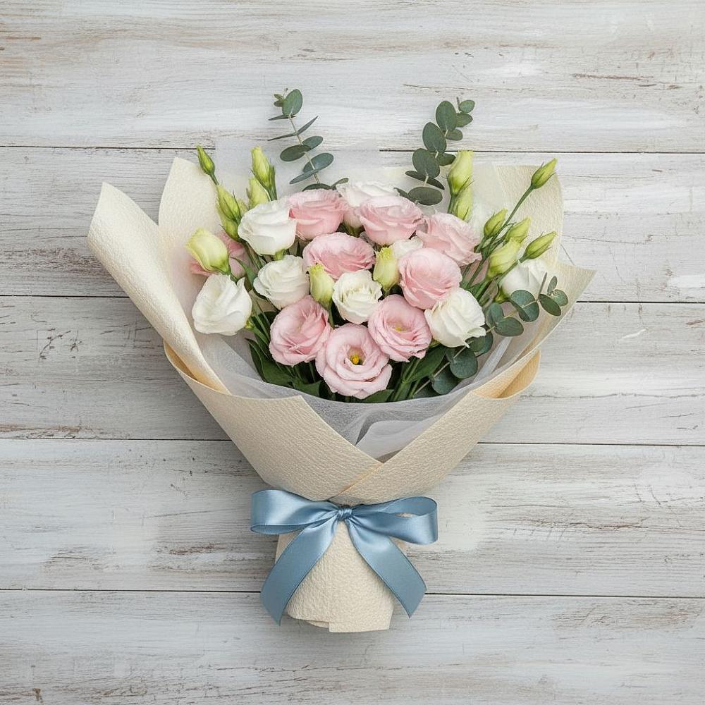 Букет цветов из: Лизиантусы в Светлом Калининградской области